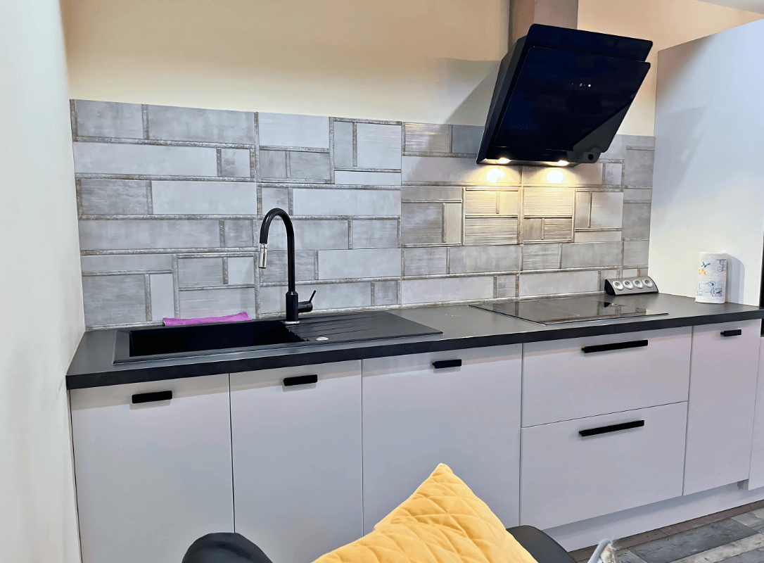 Le duplex et sa cuisine entièrement équipée