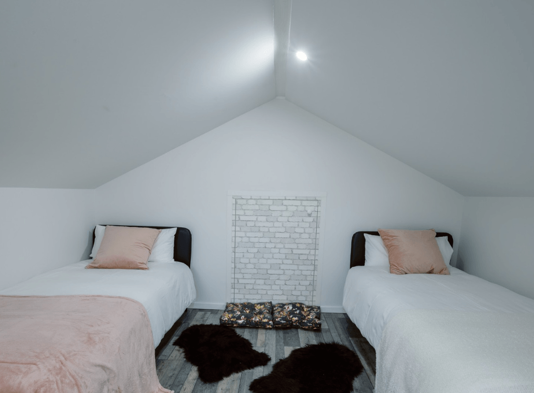 Le duplex et ses deux lits doubles