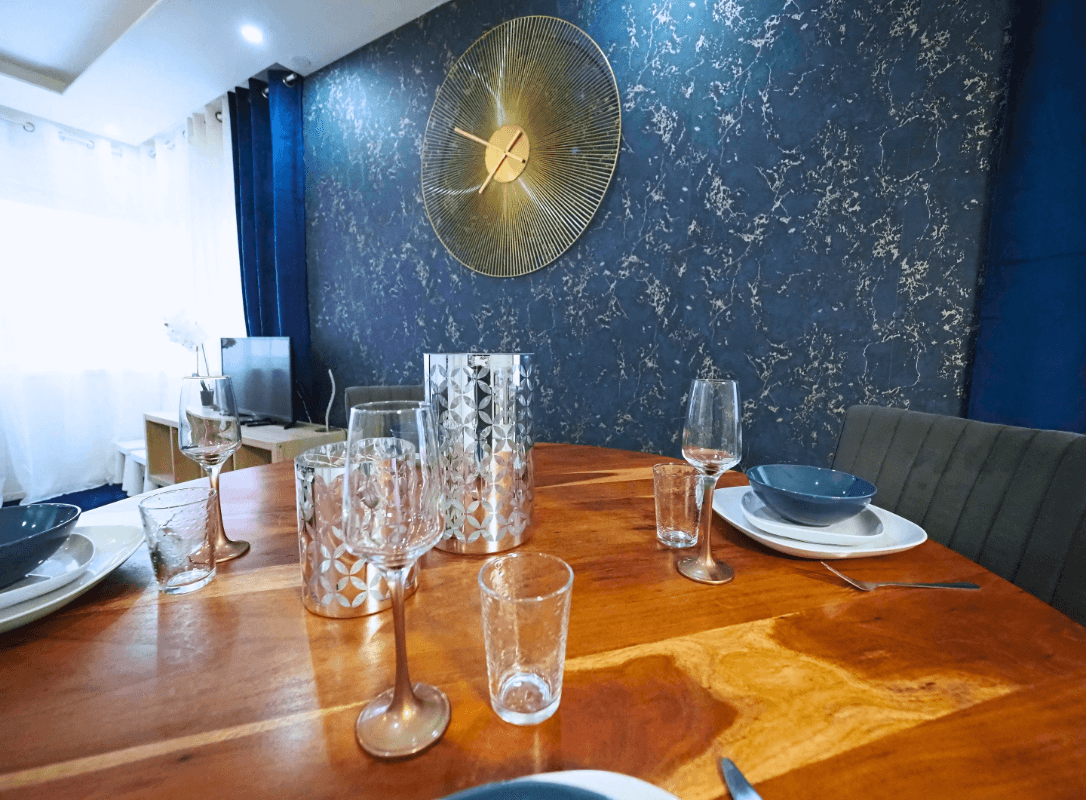 photo de l'espace repas de l'appartement "La Marine"