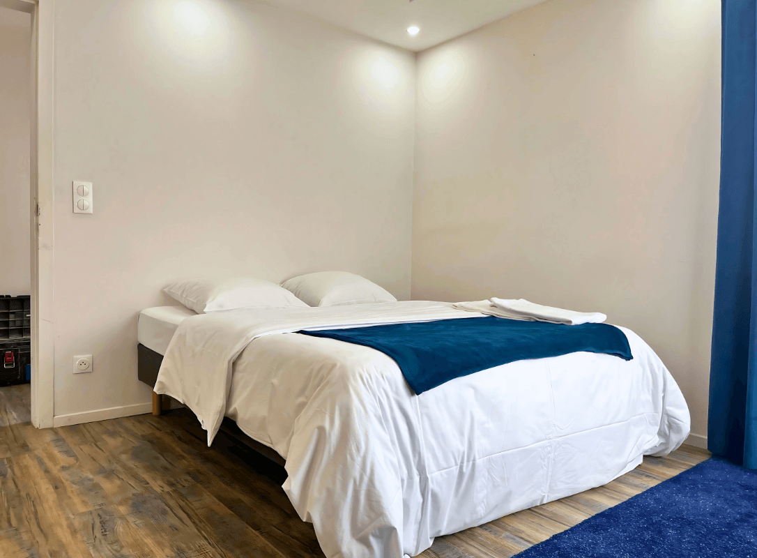 photo du deuxième lit double de l'appartement "La Marine"