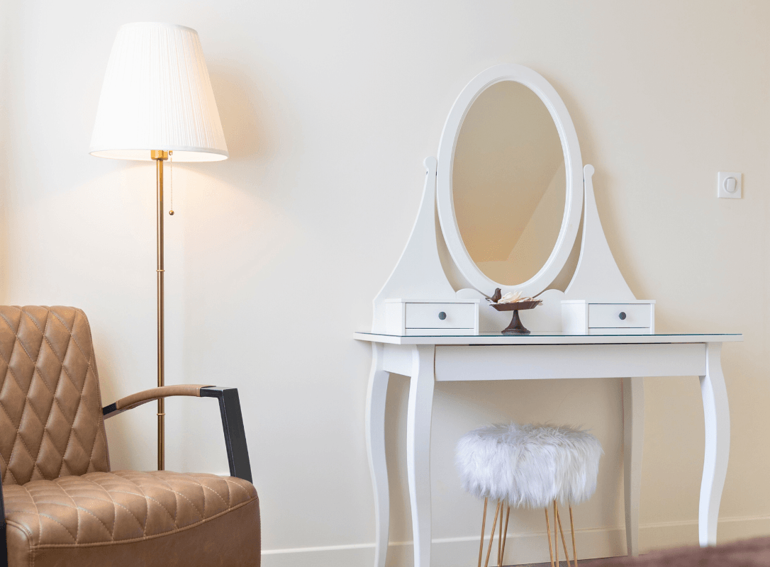 éléments de décoration de la chambre 2 de l'appartement "Le Havre"