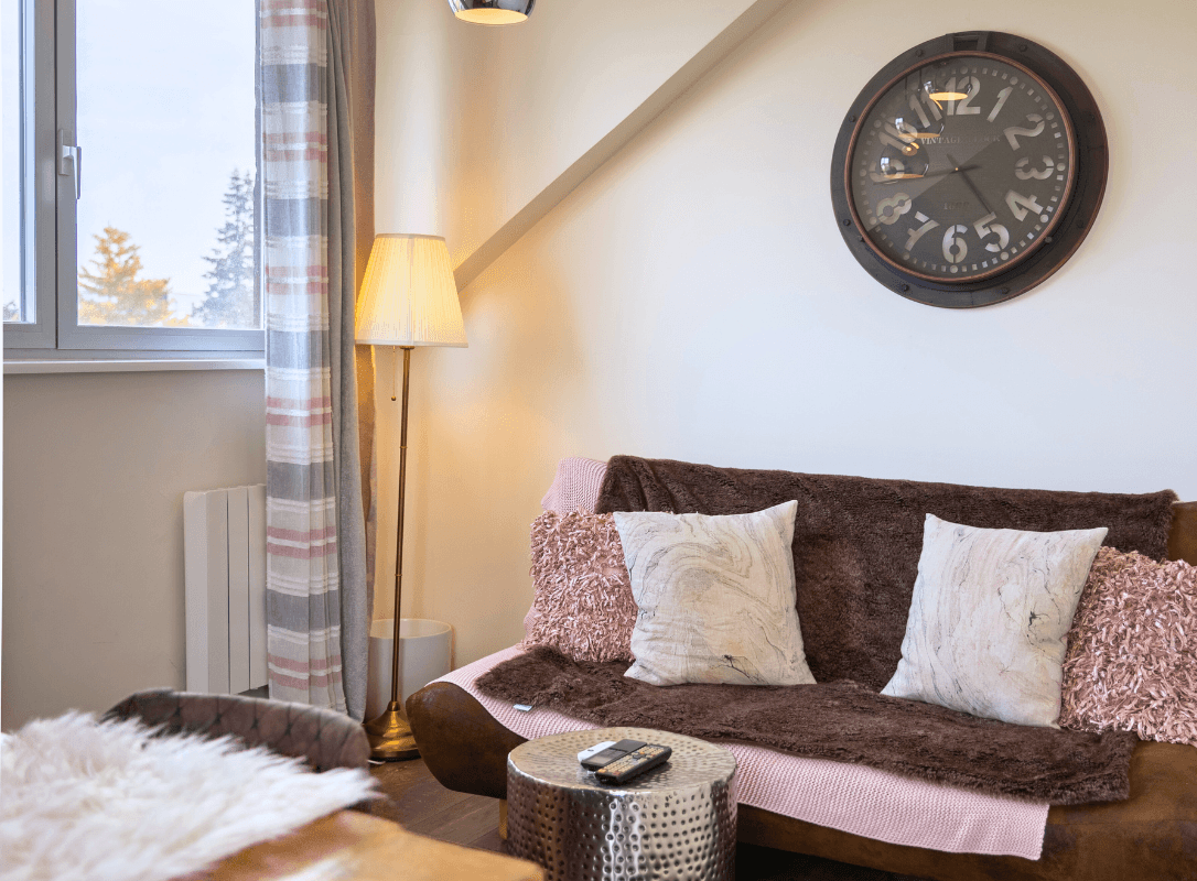 Le coin salon de l'appartement "Le Havre"