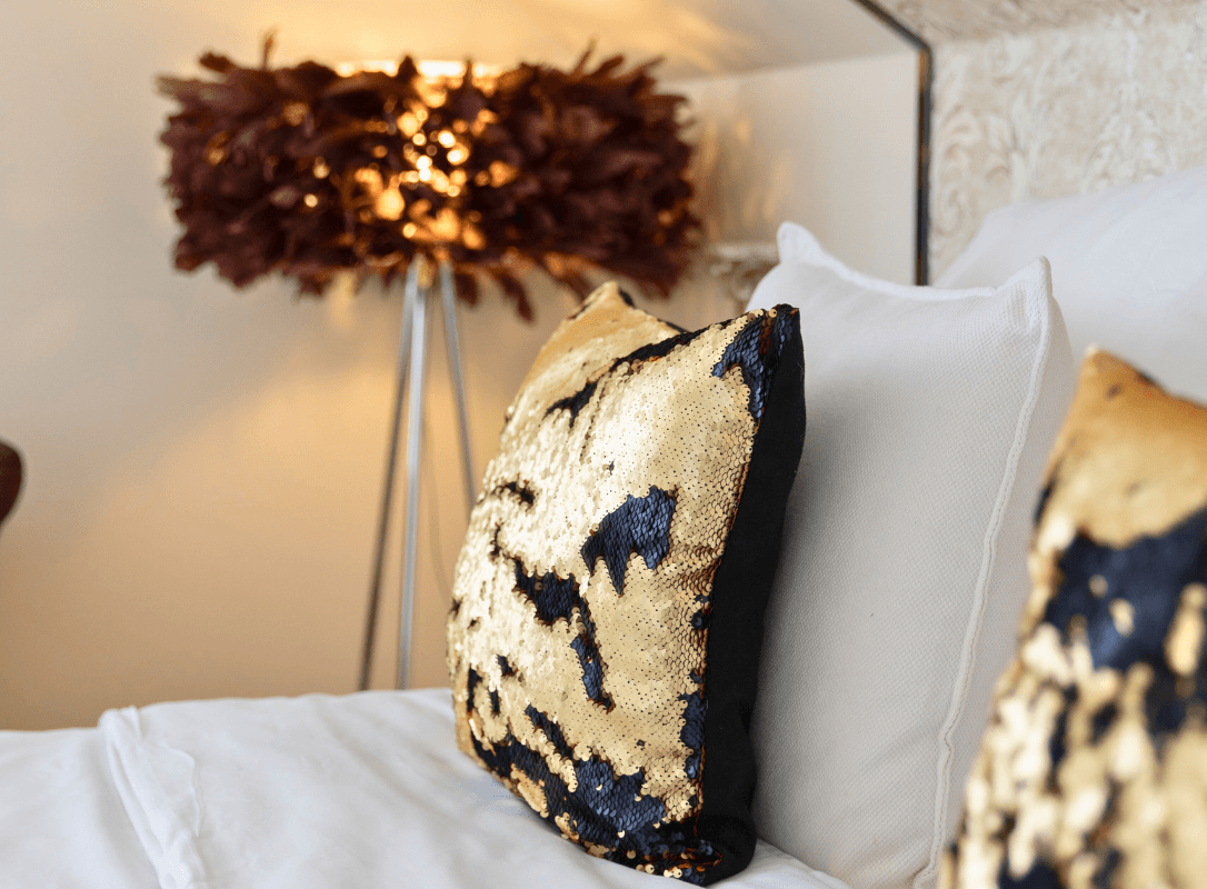 éléments de décoration de la chambre 1 de l'appartement "Le Havre"