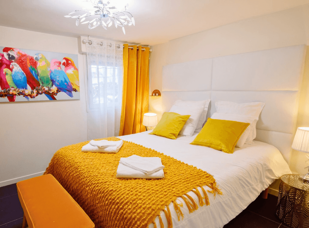 Photo de la chambre de l'appartement "La Sunny Suite"