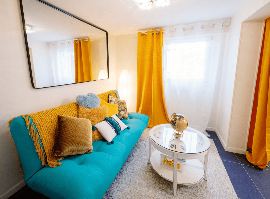 Coin salon de l'appartement "La Sunny Suite"