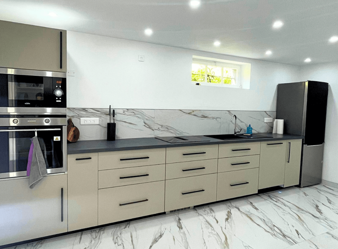 photo de la cuisine commune du jardin d'eden