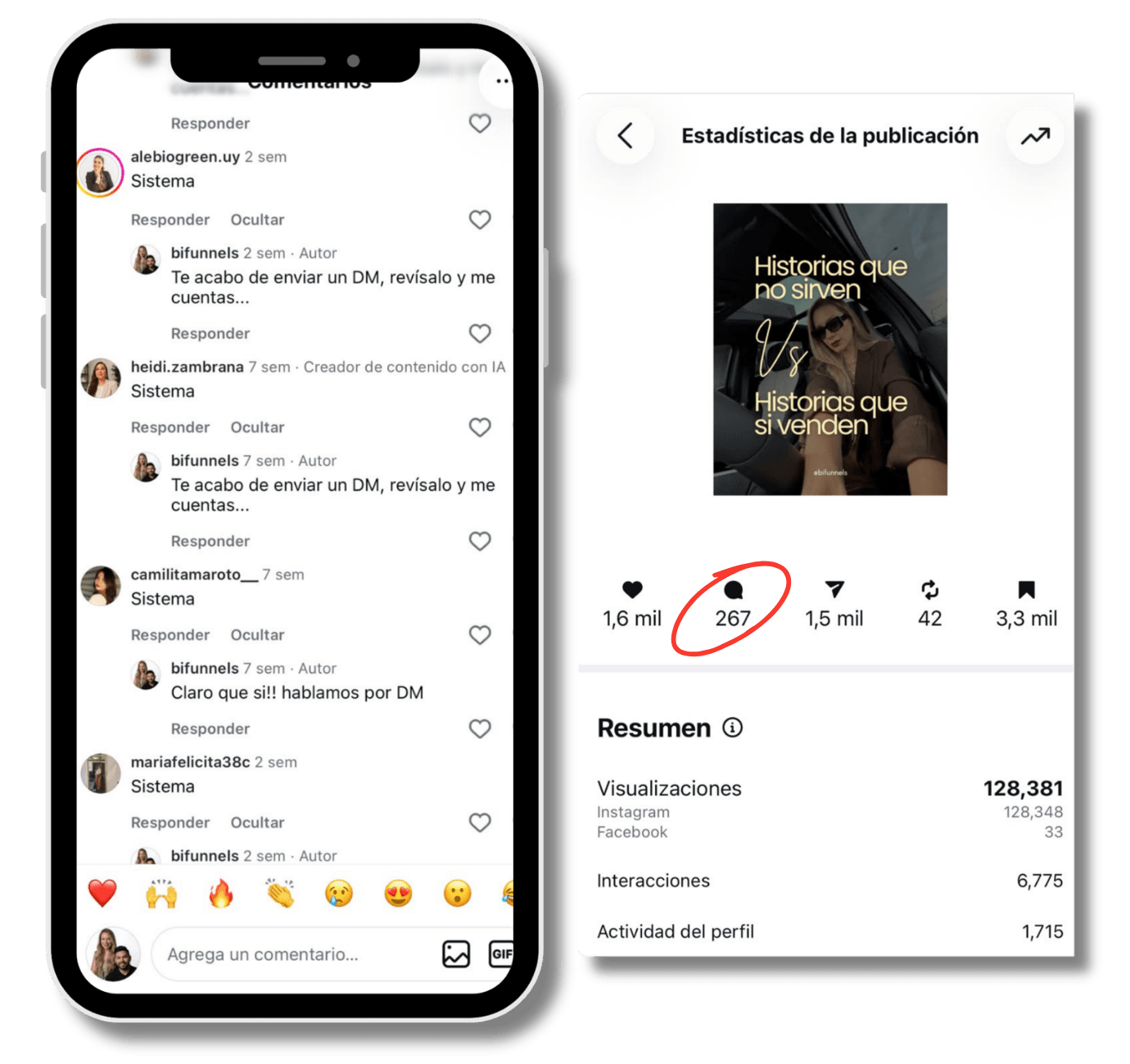 many chat content sales