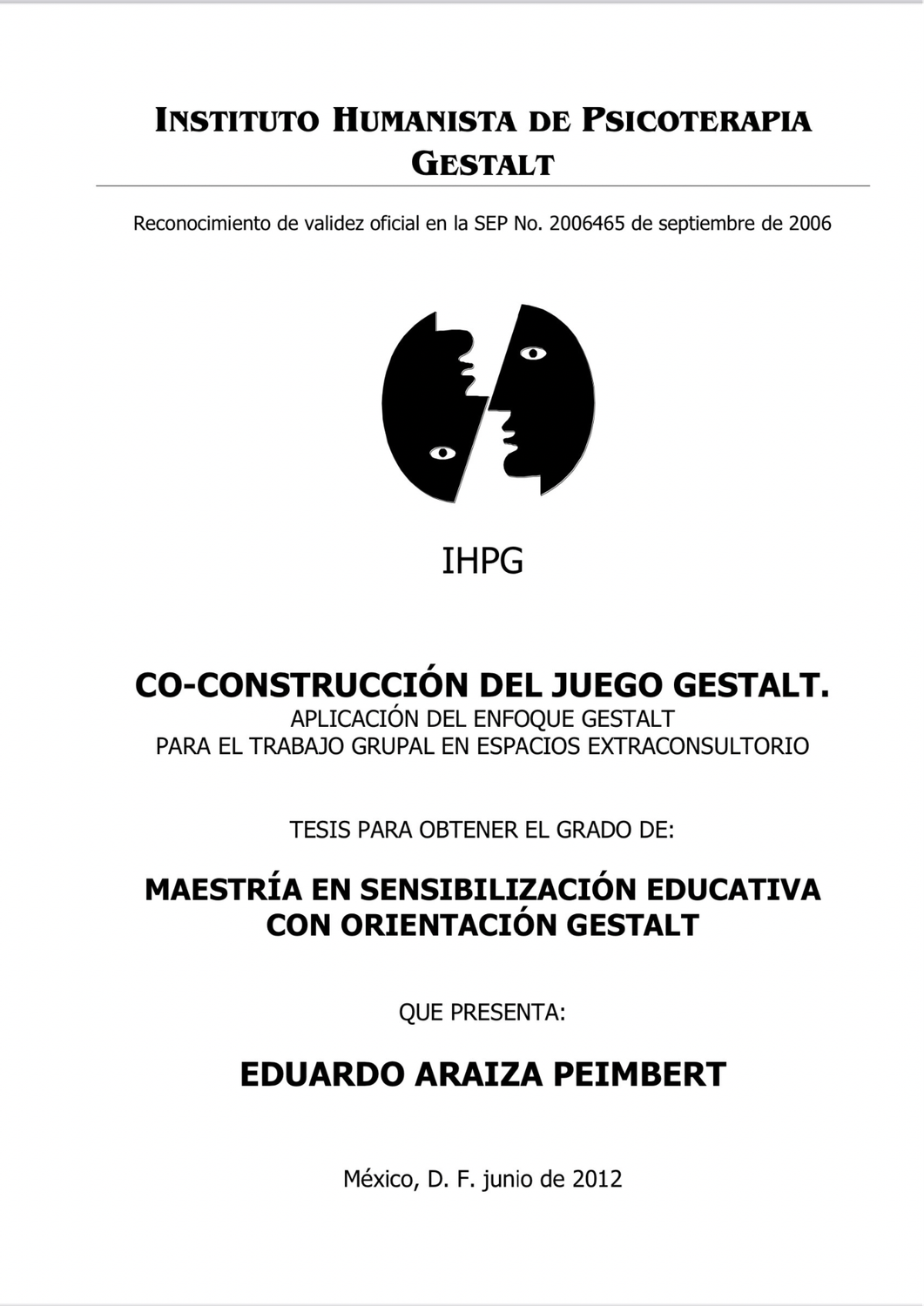 Presentación del método pedagógico