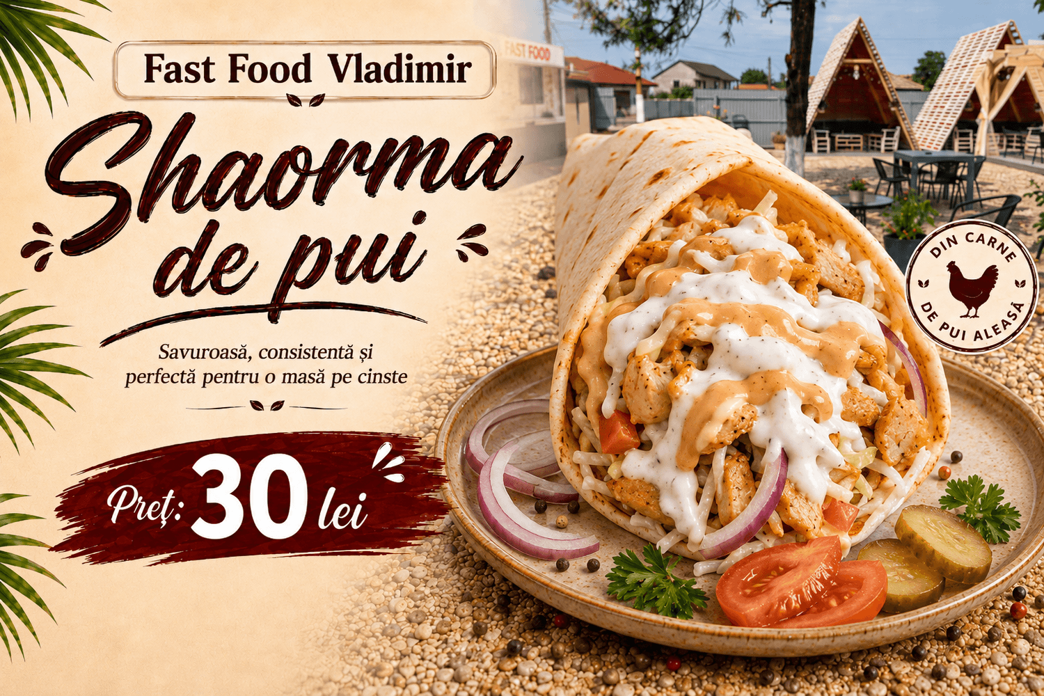 Shaorma de pui