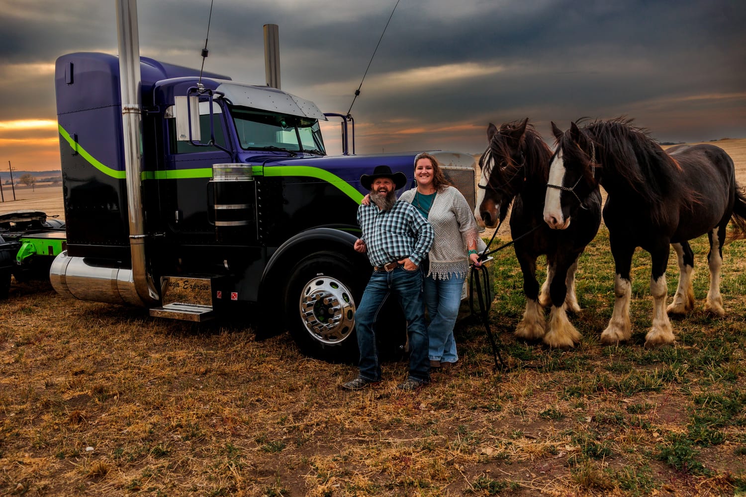 Toni and Aaron Robbins TAGA Ranch family Iowa