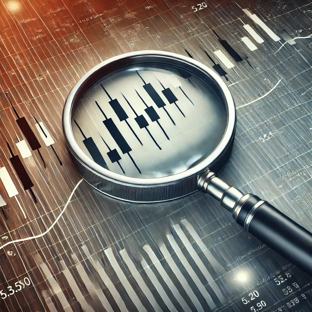 image of a chart for penny stocks