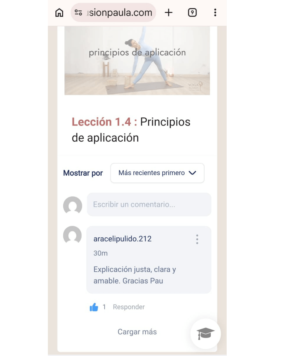 Testimonio real de WhatsApp