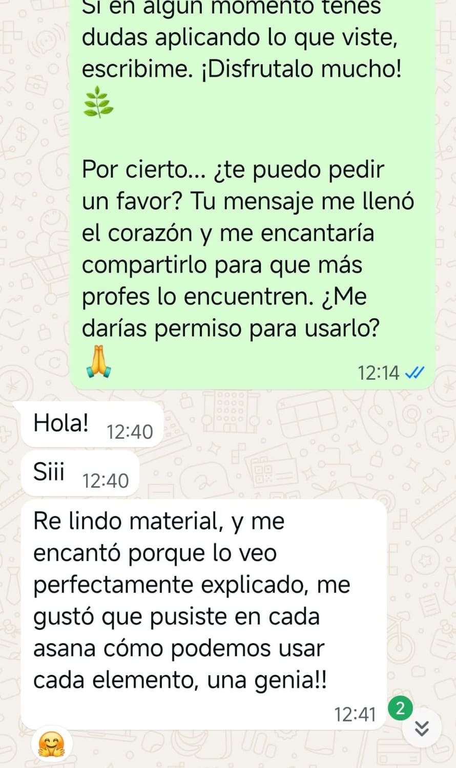 Testimonio WhatsApp 7