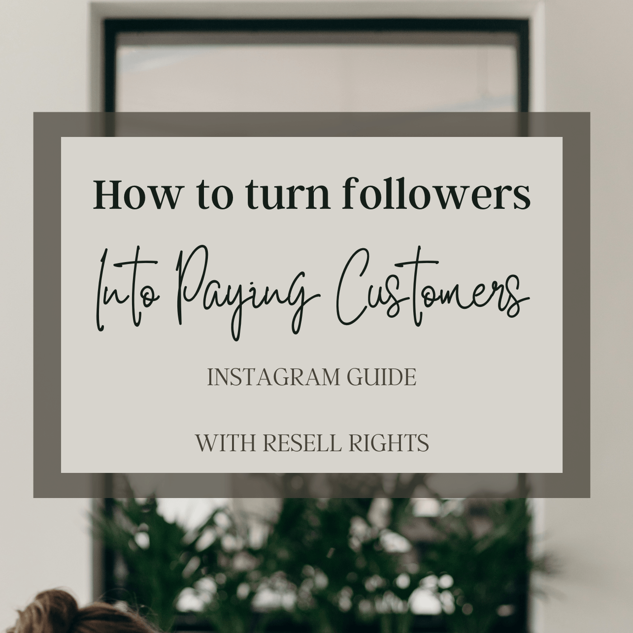 Turn Followers Into Payers PLR - $11.11