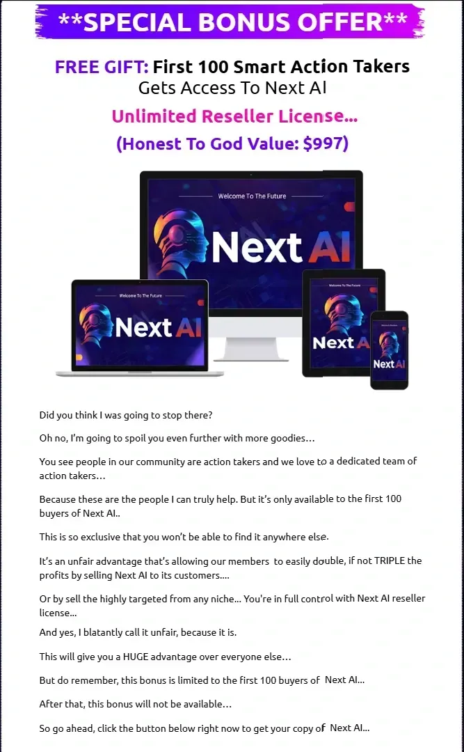 next ai bonus