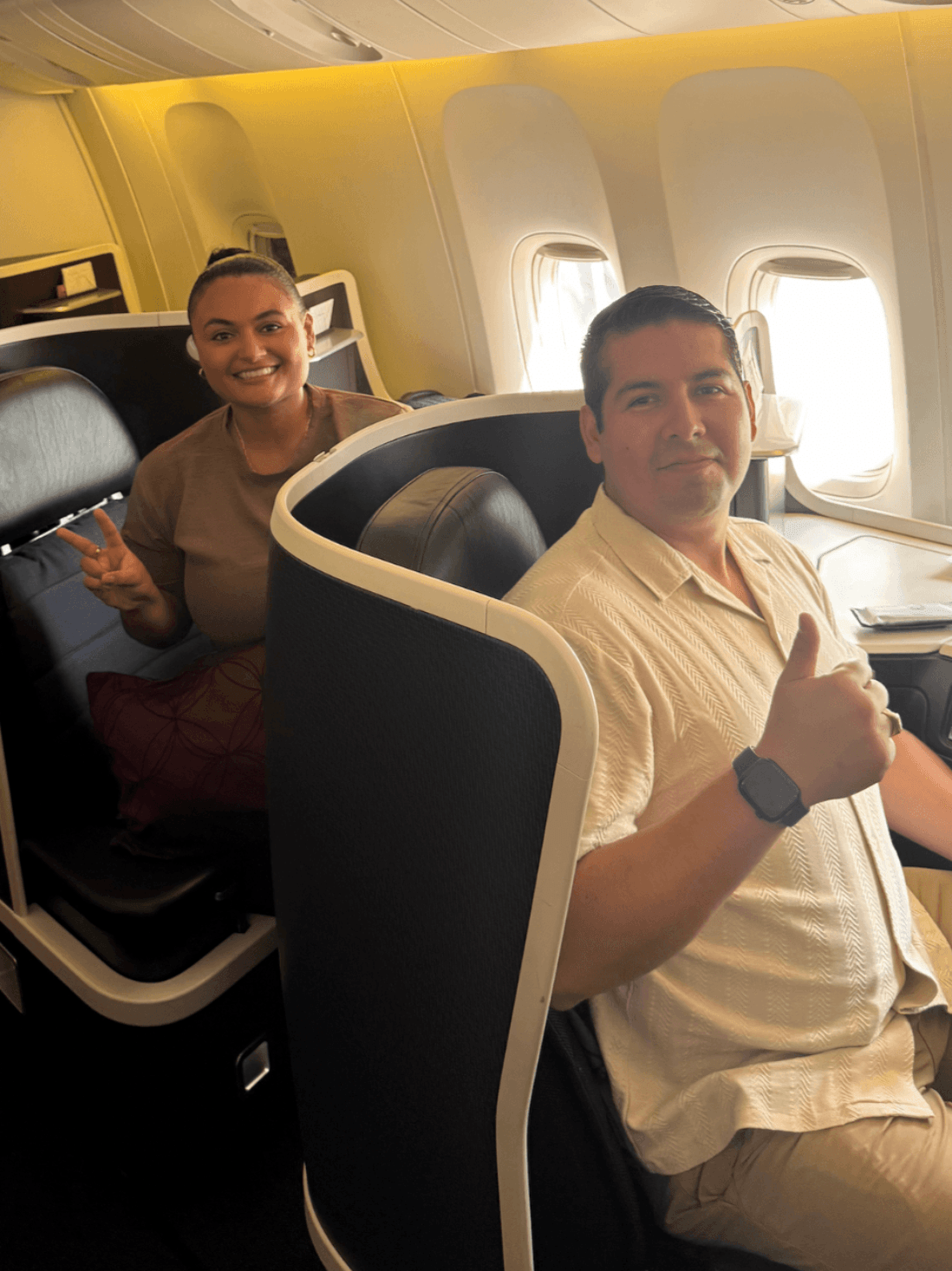 viajando con Qatar Airways desde Dubai a Doha con puntos y millas