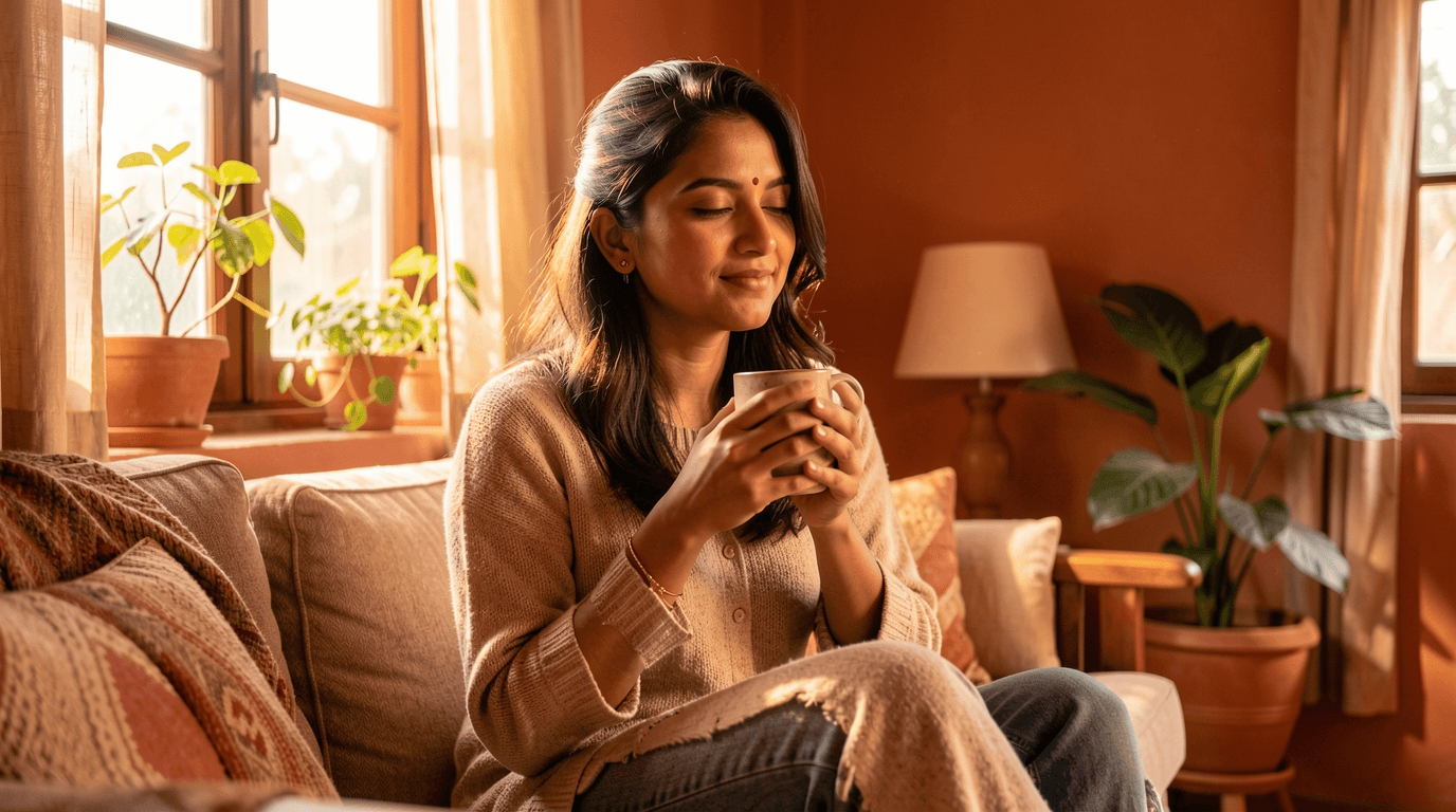 Woman reclaiming her hormonal health
