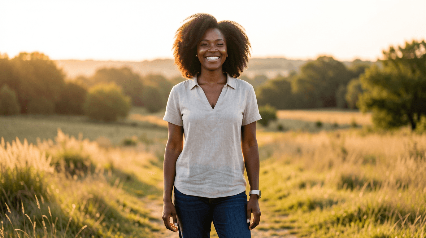 Woman building her fertile foundation