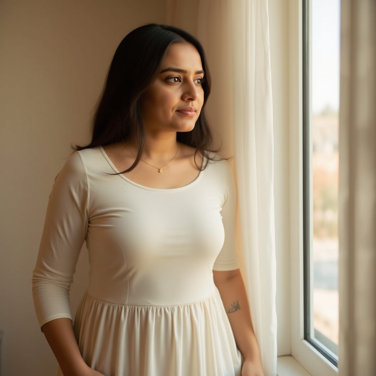 Woman preparing her body for pregnancy