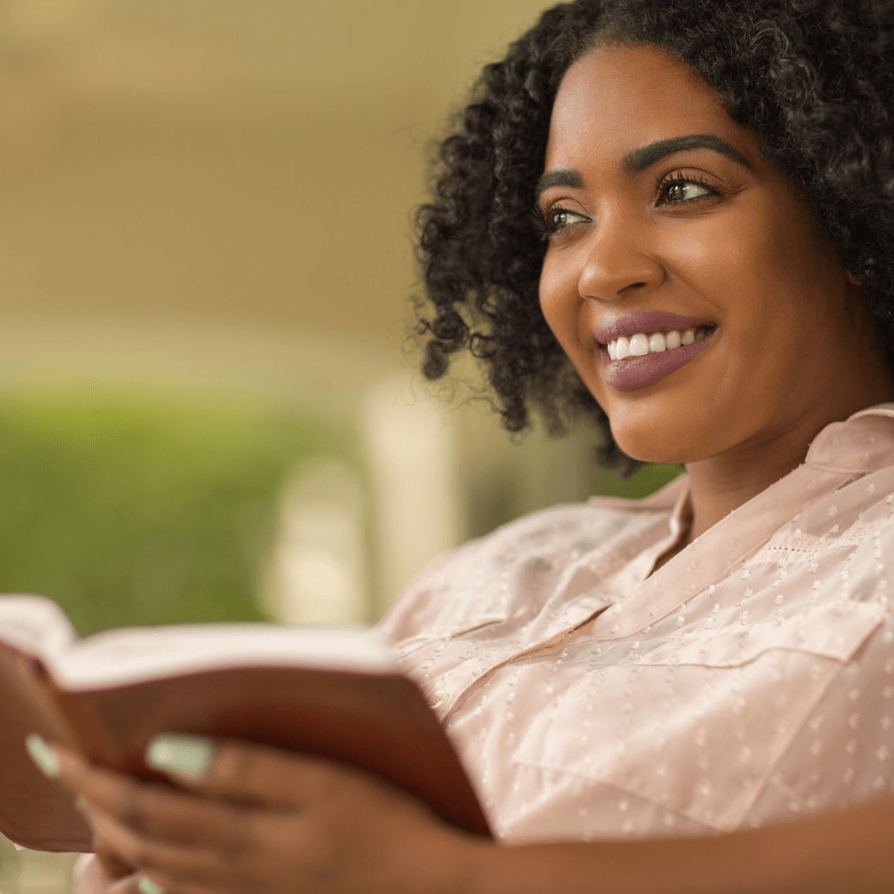 A woman journaling in quiet reflection