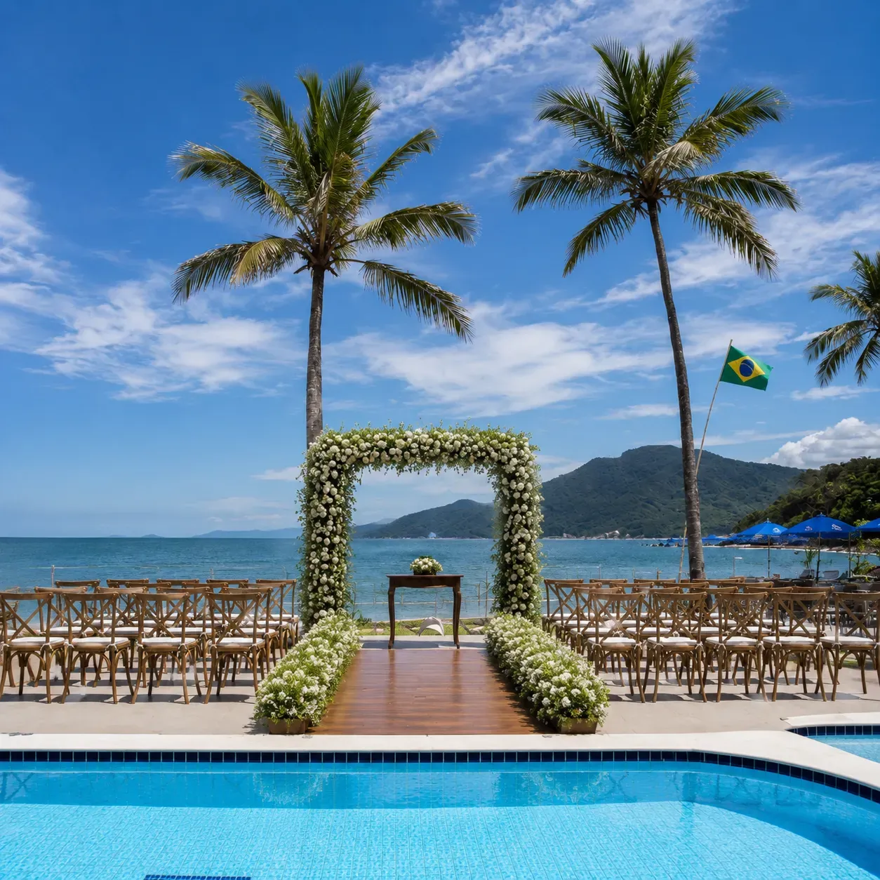 Espaço para casamento no Beach Hotel Paúba, Praia de Paúba