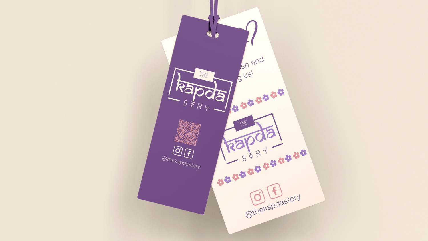 The kapda story Brand Identity Shwetacreates