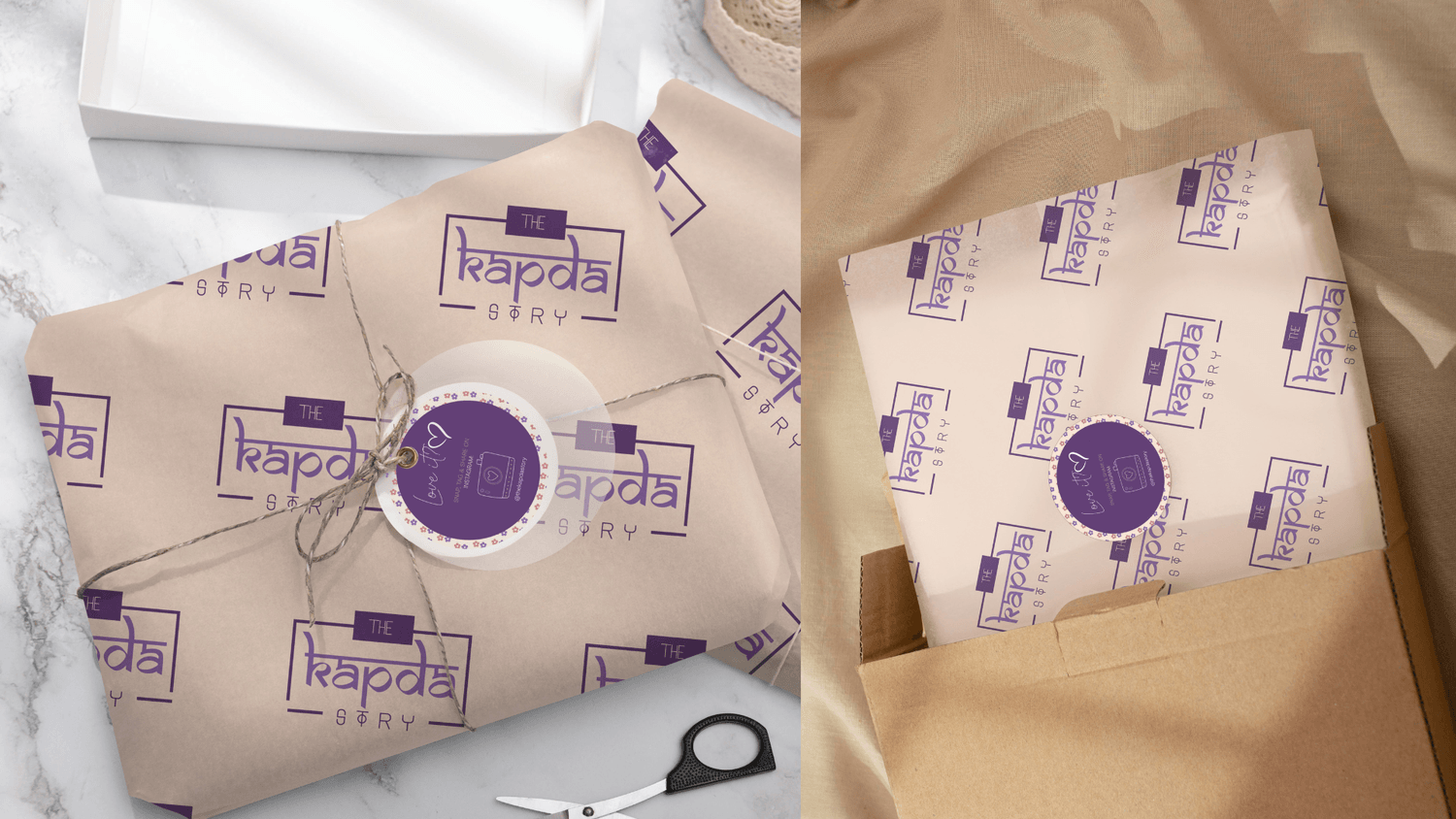 The Kapda Story Brand Identity Shwetacreates