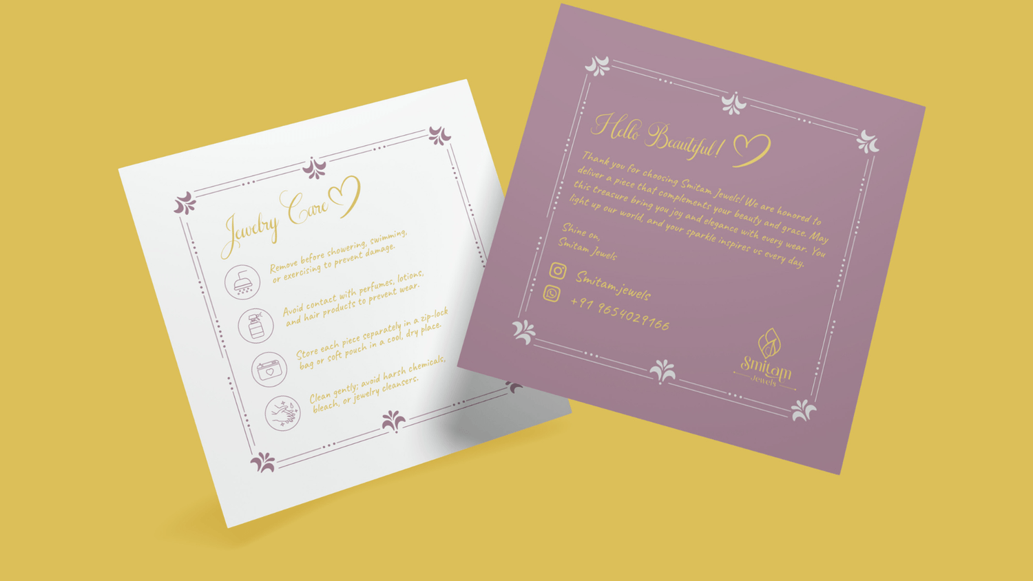 Smitam Jewels Brand Identity Shwetacreates