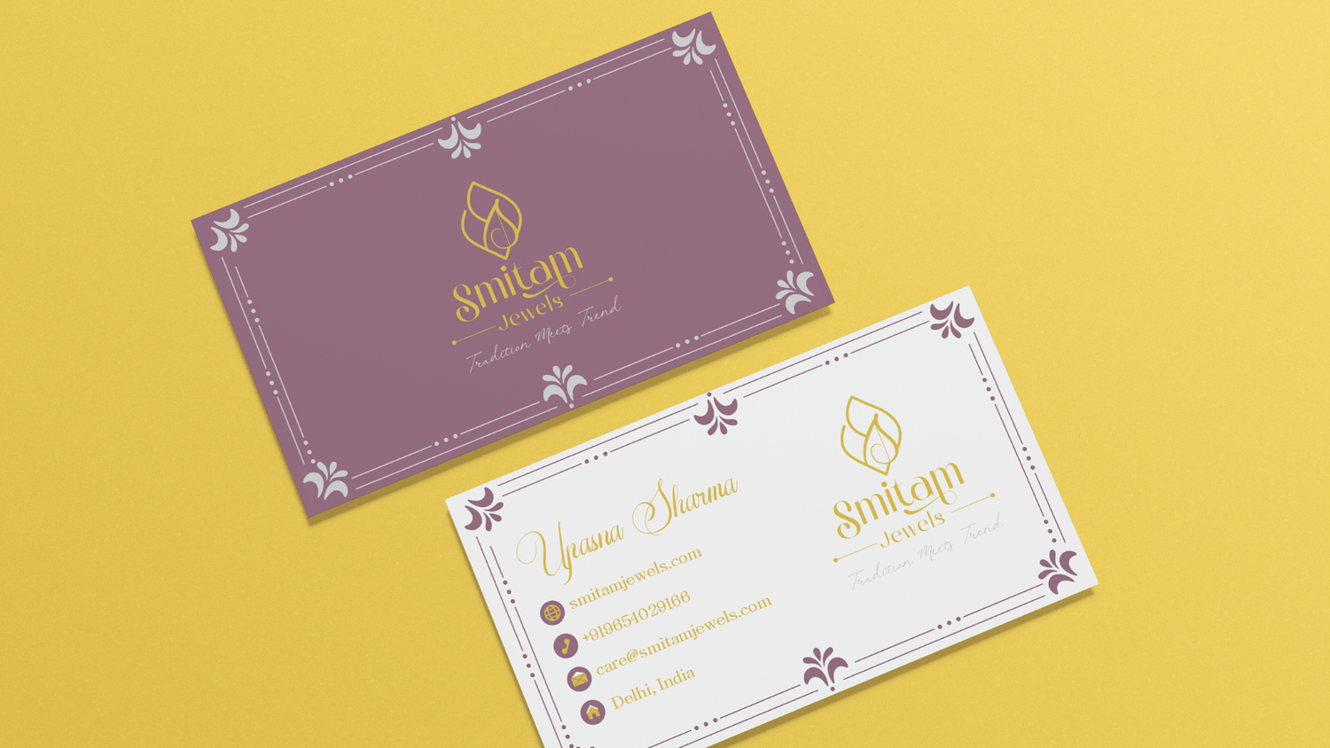 Smitam Jewels Brand Identity Shwetacreates