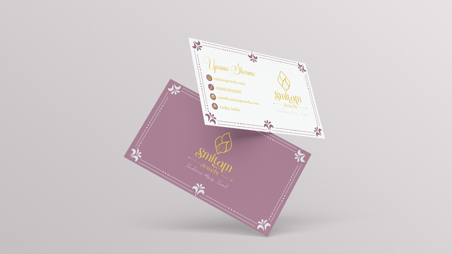 Smitam Jewels Brand Identity Shwetacreates