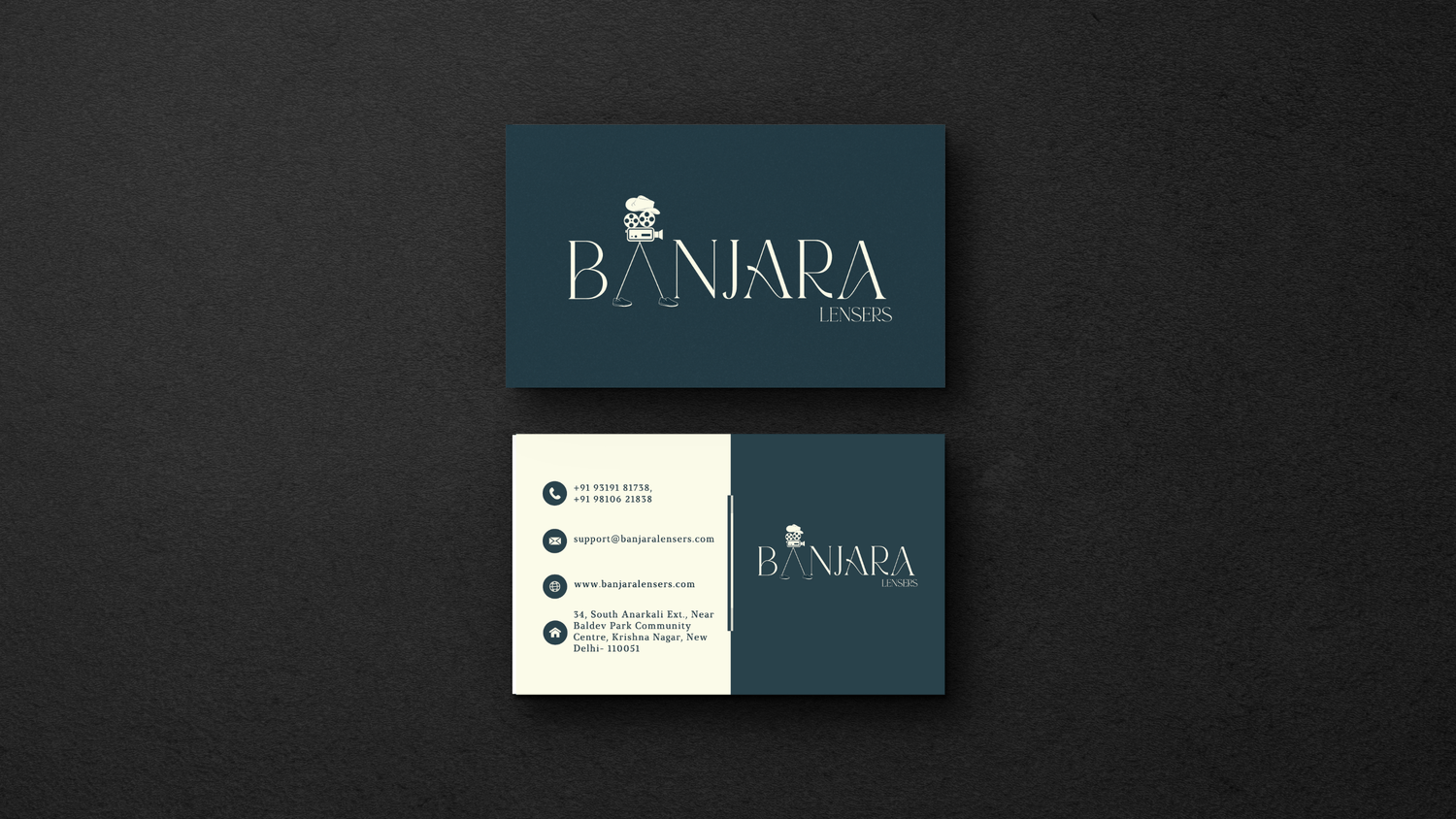 Banjara Lensers Brand Identity Shwetacreates
