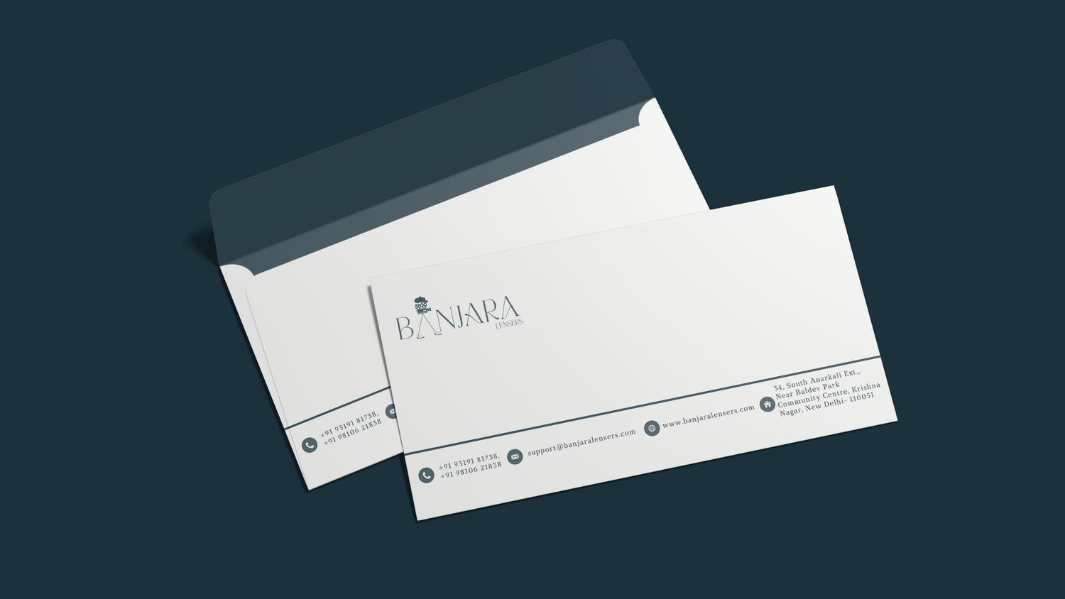 Banjara Lensers Brand Identity Shwetacreates