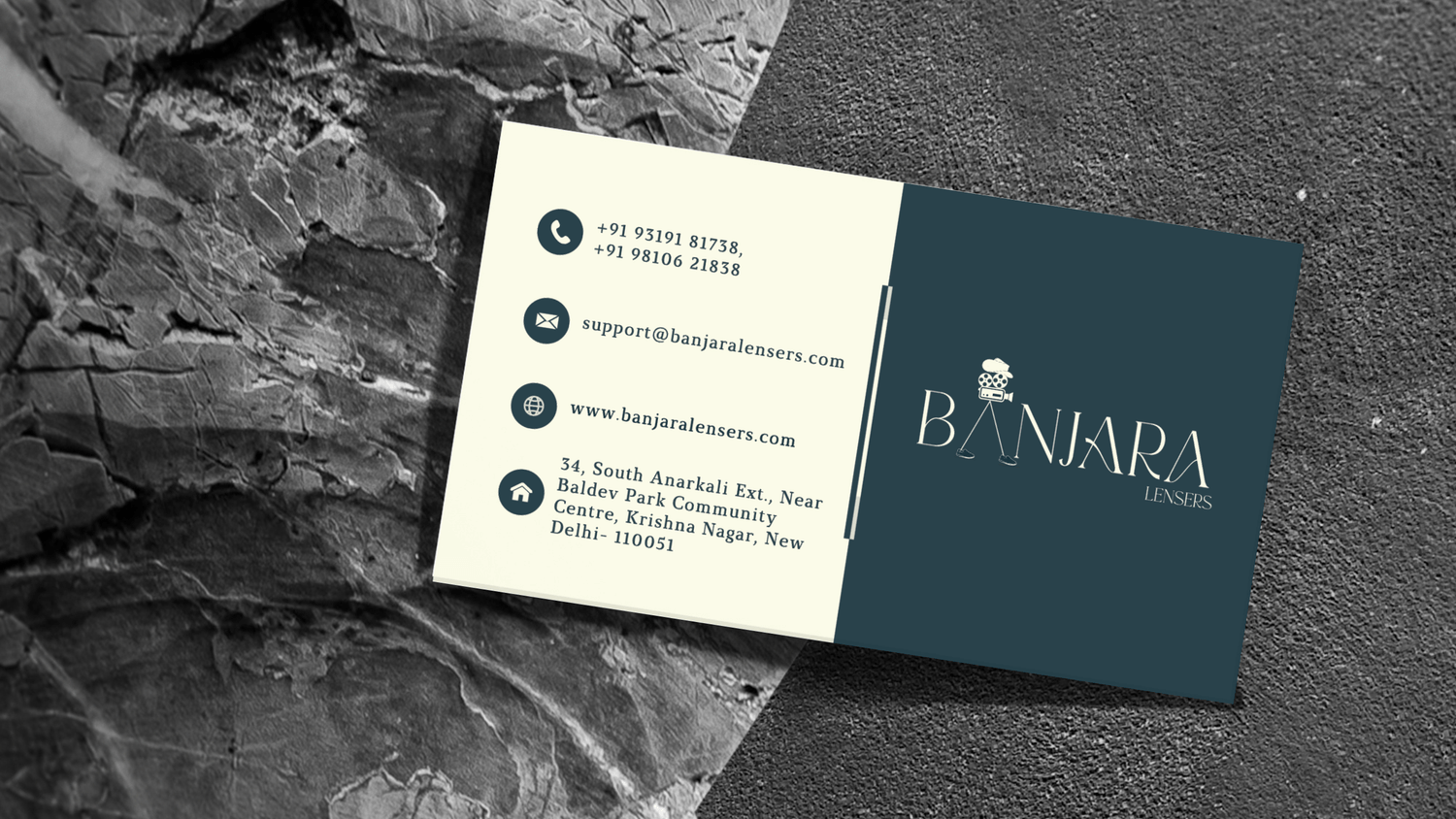 Banjara Lensers Brand Identity Shwetacreates