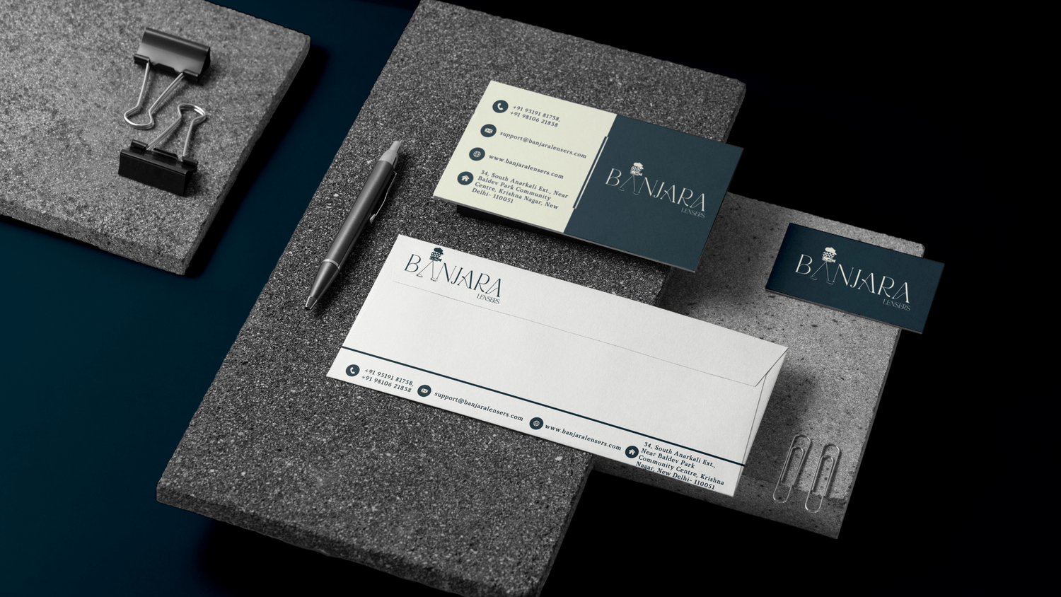 Banjara Lensers Brand Identity Shwetacreates