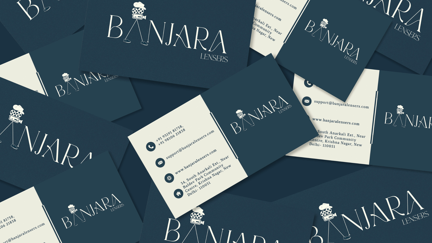 Banjara Lensers Brand Identity Shwetacreates