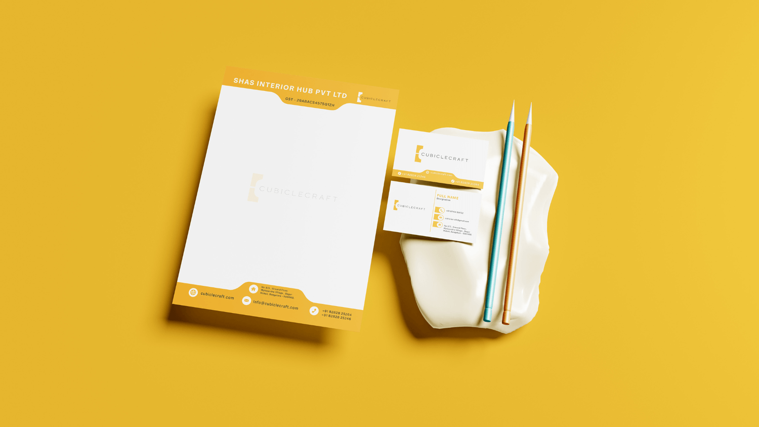 Cubicle Craft Brand Identity Shwetacreates