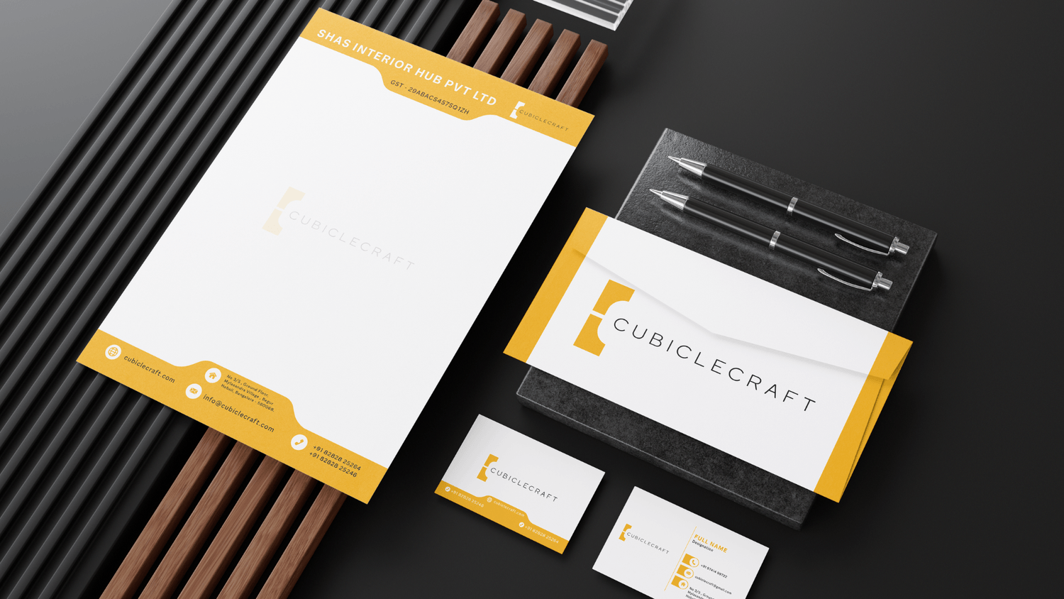 Cubicle Craft Brand Identity Shwetacreates
