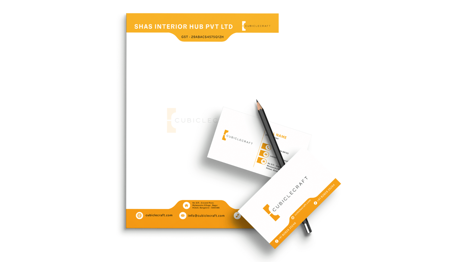 Cubicle Craft Brand Identity Shwetacreates