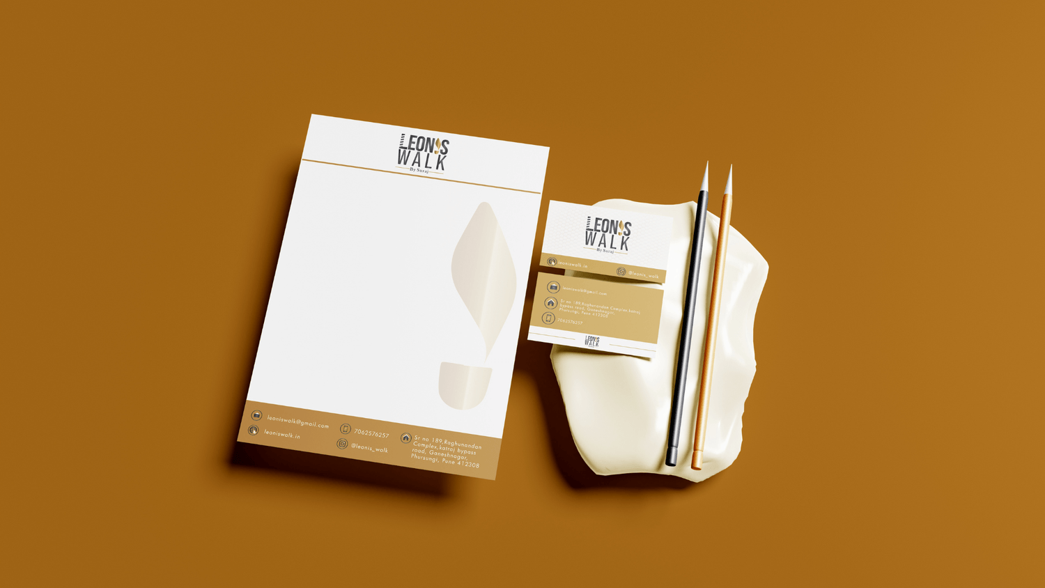 Leonis Walk Brand Identity Shwetacreates