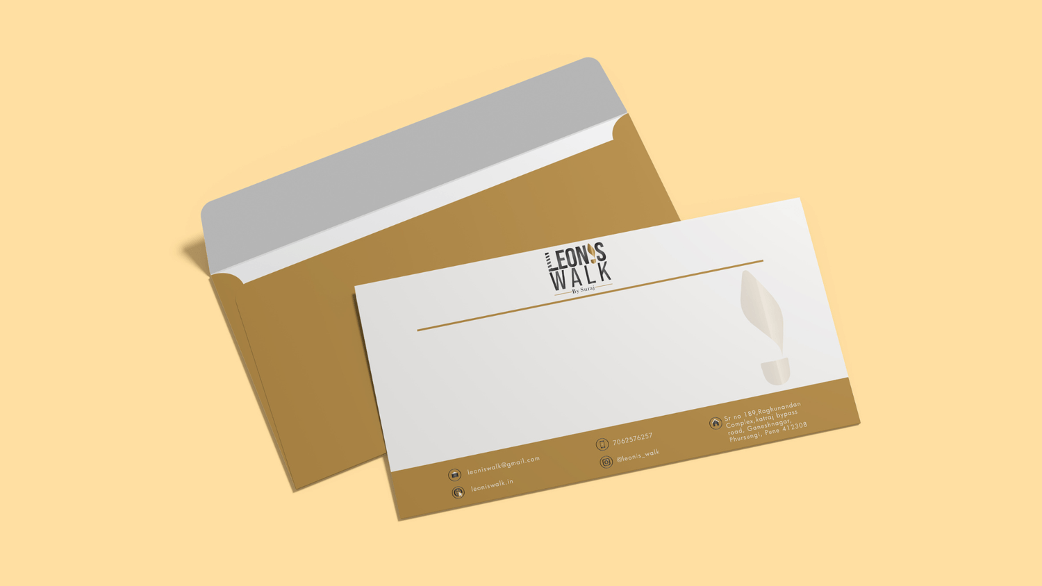 Leonis Walk Brand Identity Shwetacreates