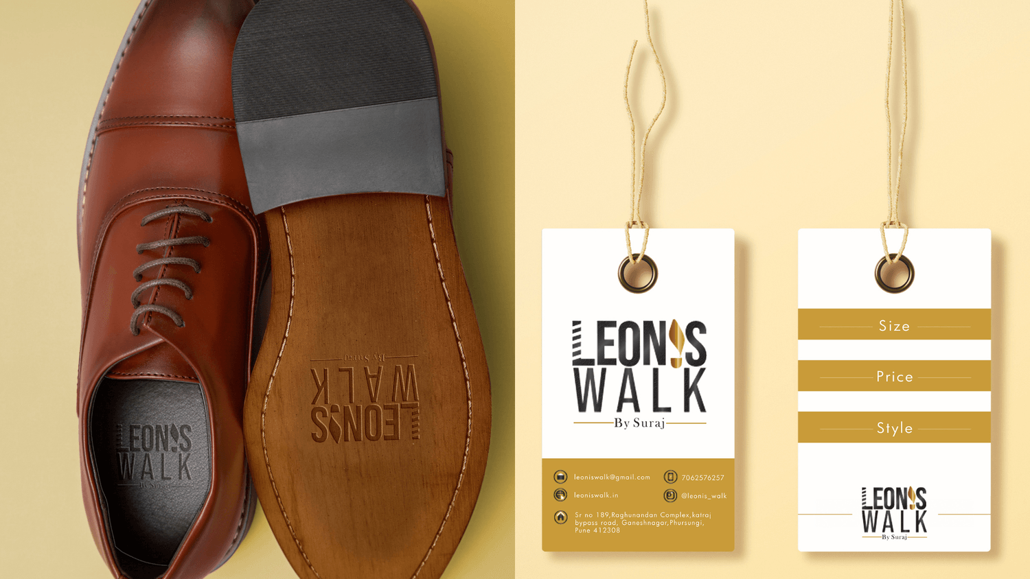 Leonis Walk Brand Identity Shwetacreates