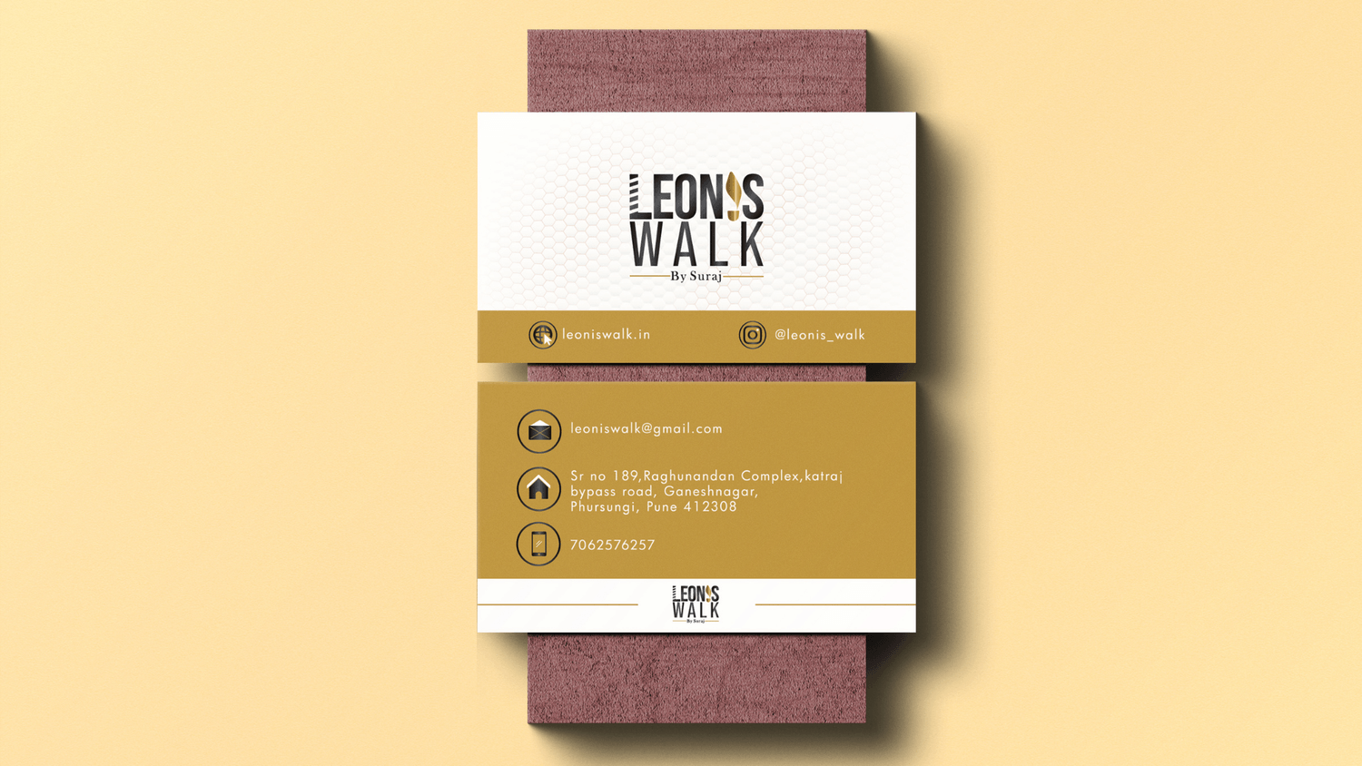 Leonis Walk Brand Identity Shwetacreates