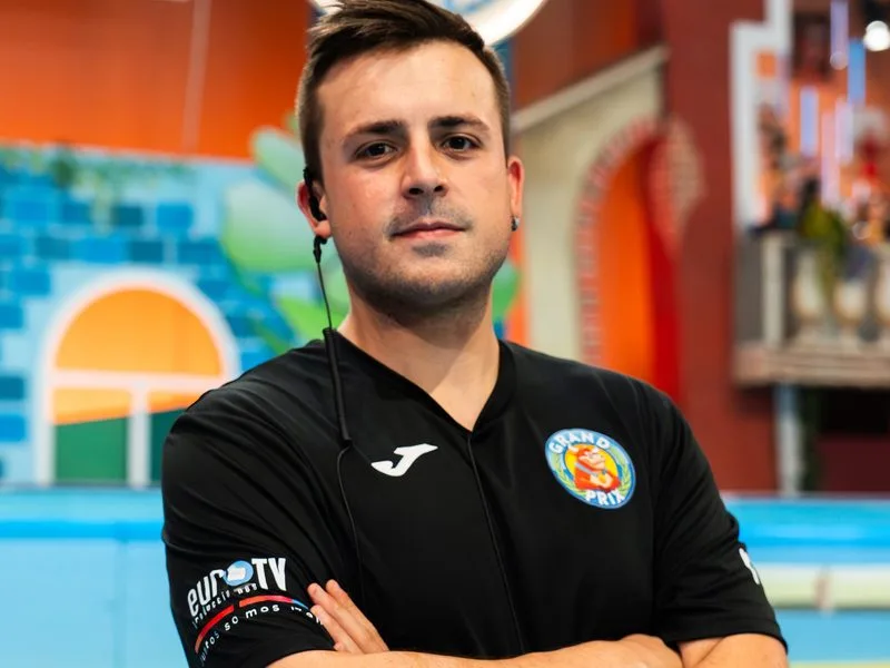 Dani Carballo en el plató