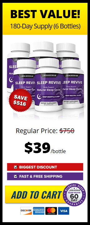 Order Now Sleep Revive 6 bottles