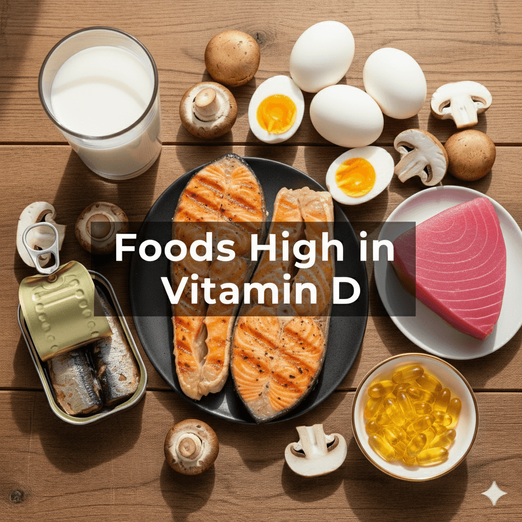 image include foods rich in high level of vitamin D