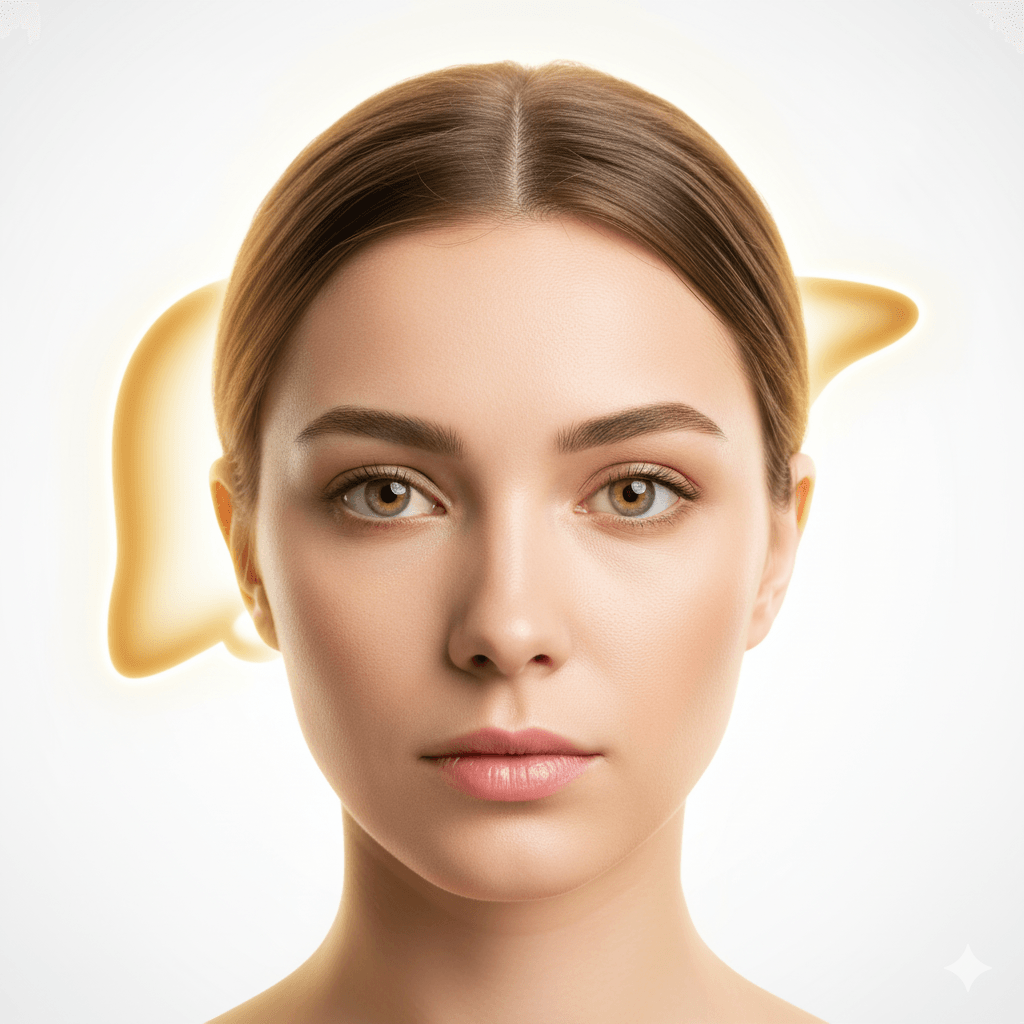 A woman suffers from jaundice