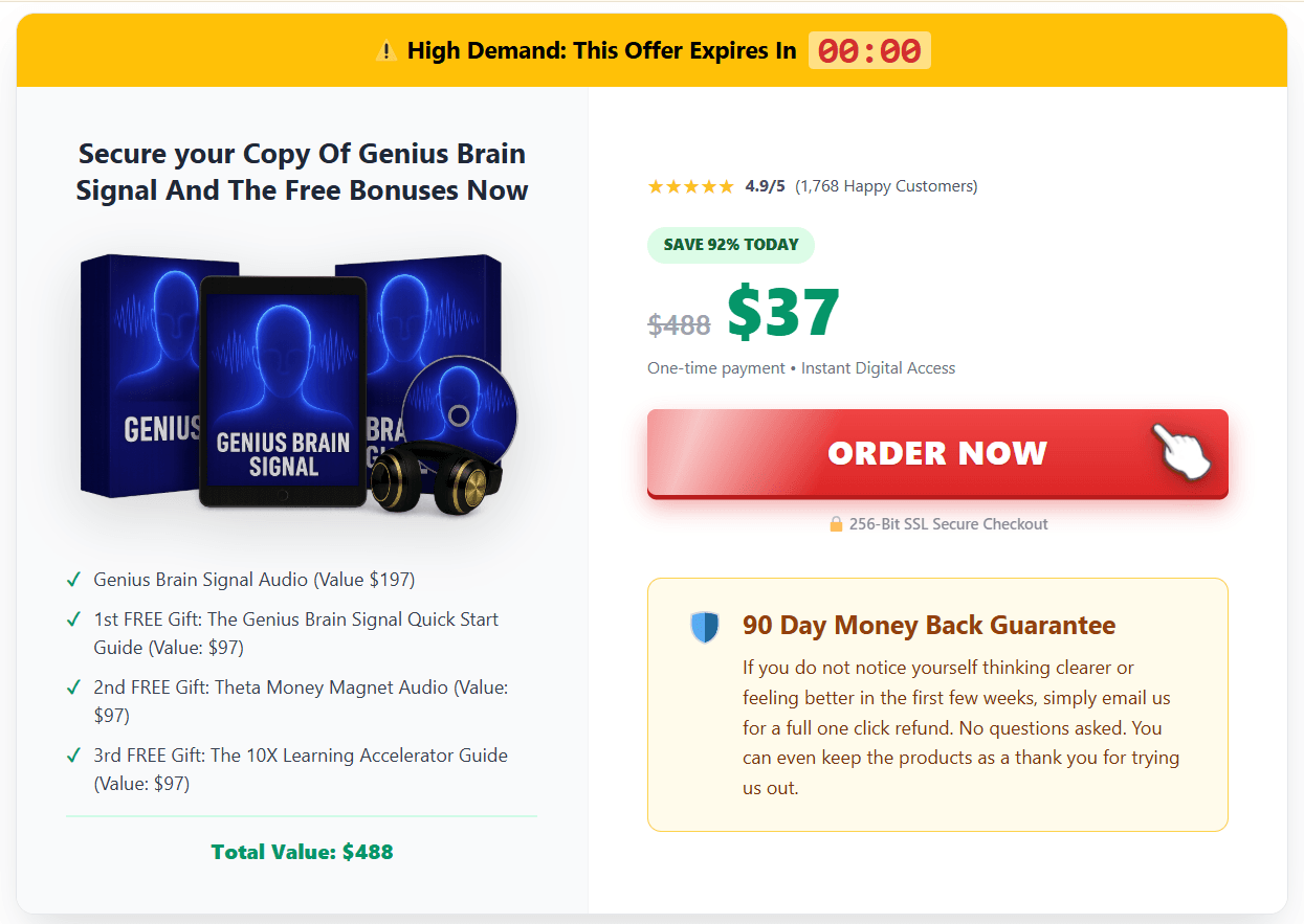 Genius Brain Signal official