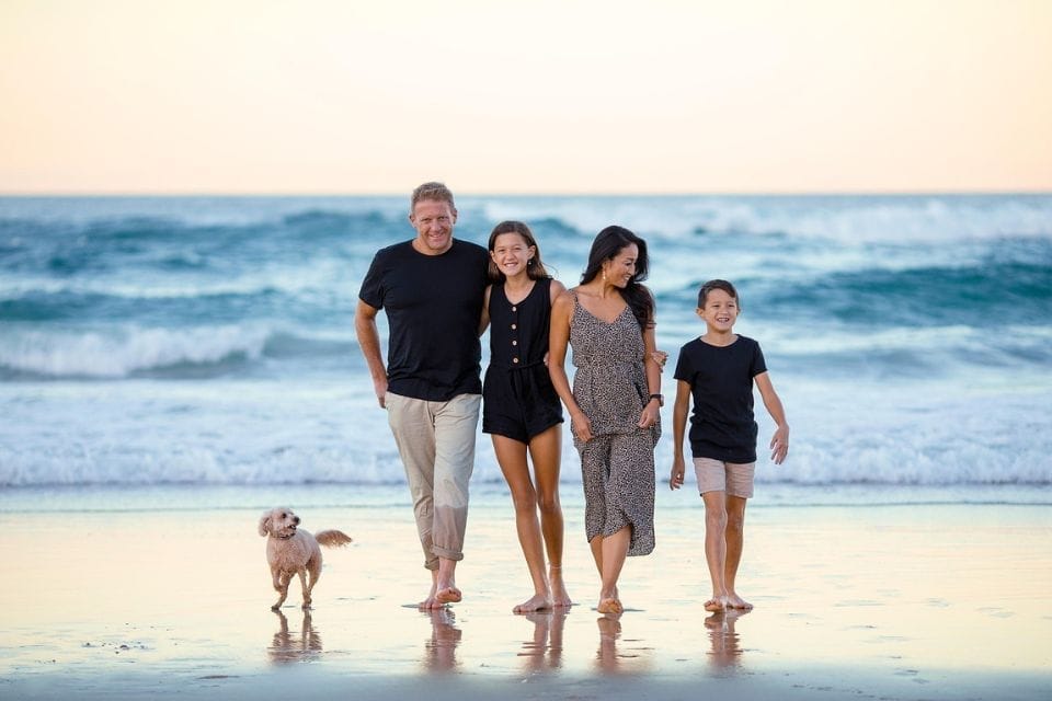 Rust en balans in ADHD-gezin – samen gelukkig op het strand