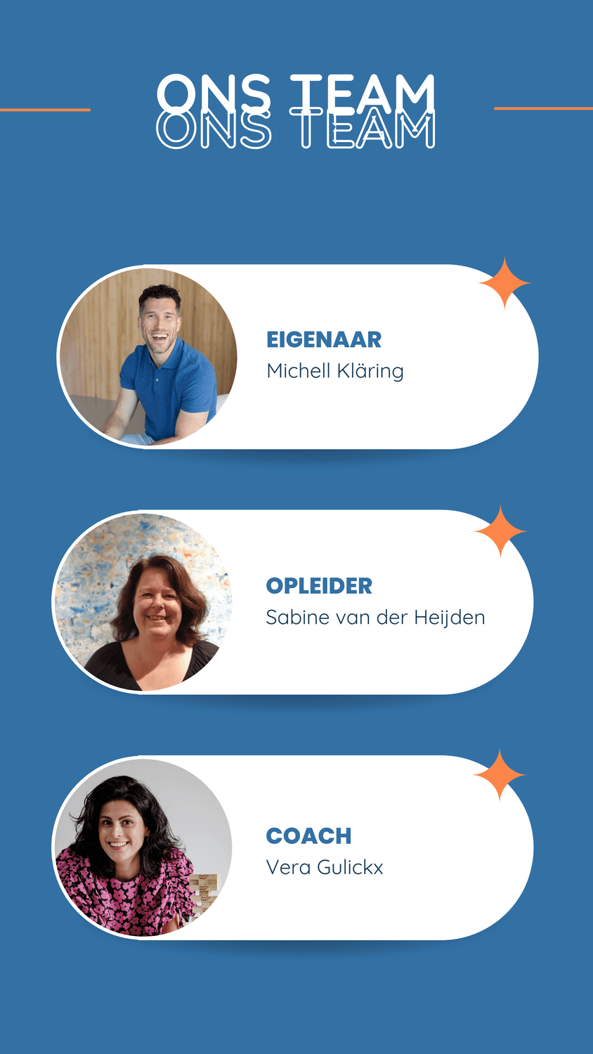 Team Consulters - Michell Kläring, Sabine van der Heijden en Vera Gulickx