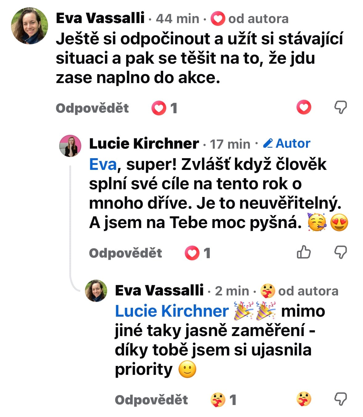 práce na sobě, koučink Lucie Kirchner